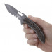 Canivete CRKT Fossil Compact serrilhado, desenhado